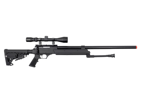 Well MB13 Heavy Weight Airsoft Sniper Rifle with Scope and Bipod - Airsoft Nation