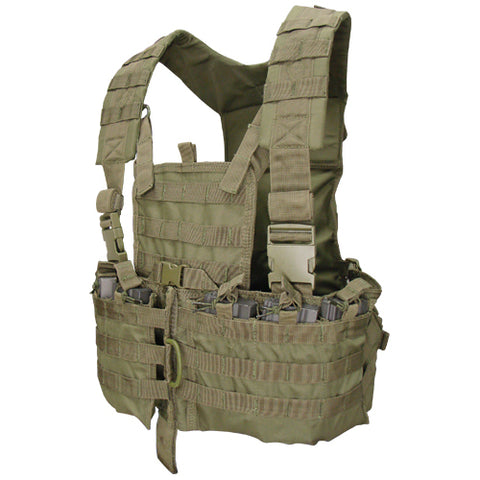 Condor MOLLE Modular Chest Rig/Hydration Carrier, OD Green - Airsoft Nation