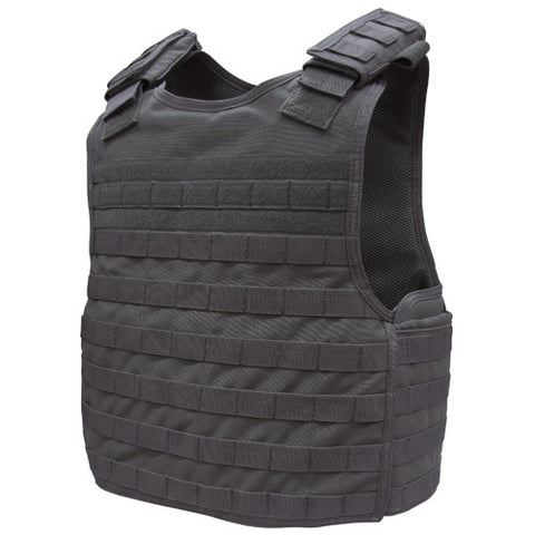 Condor MOLLE Defender Plate Carrier, Black - Airsoft Nation