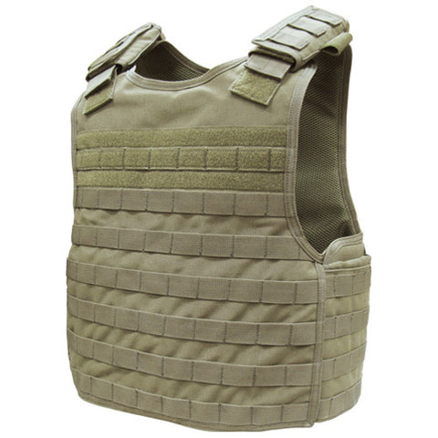 Condor MOLLE Defender Plate Carrier, Tan - Airsoft Nation
